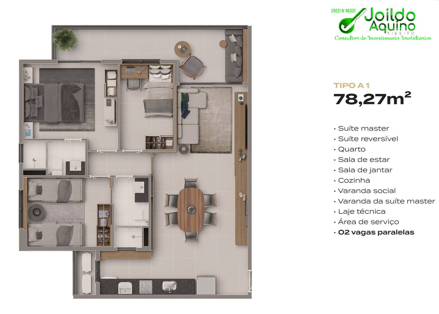 Apartamento à venda com 2 quartos, 67m² - Foto 46