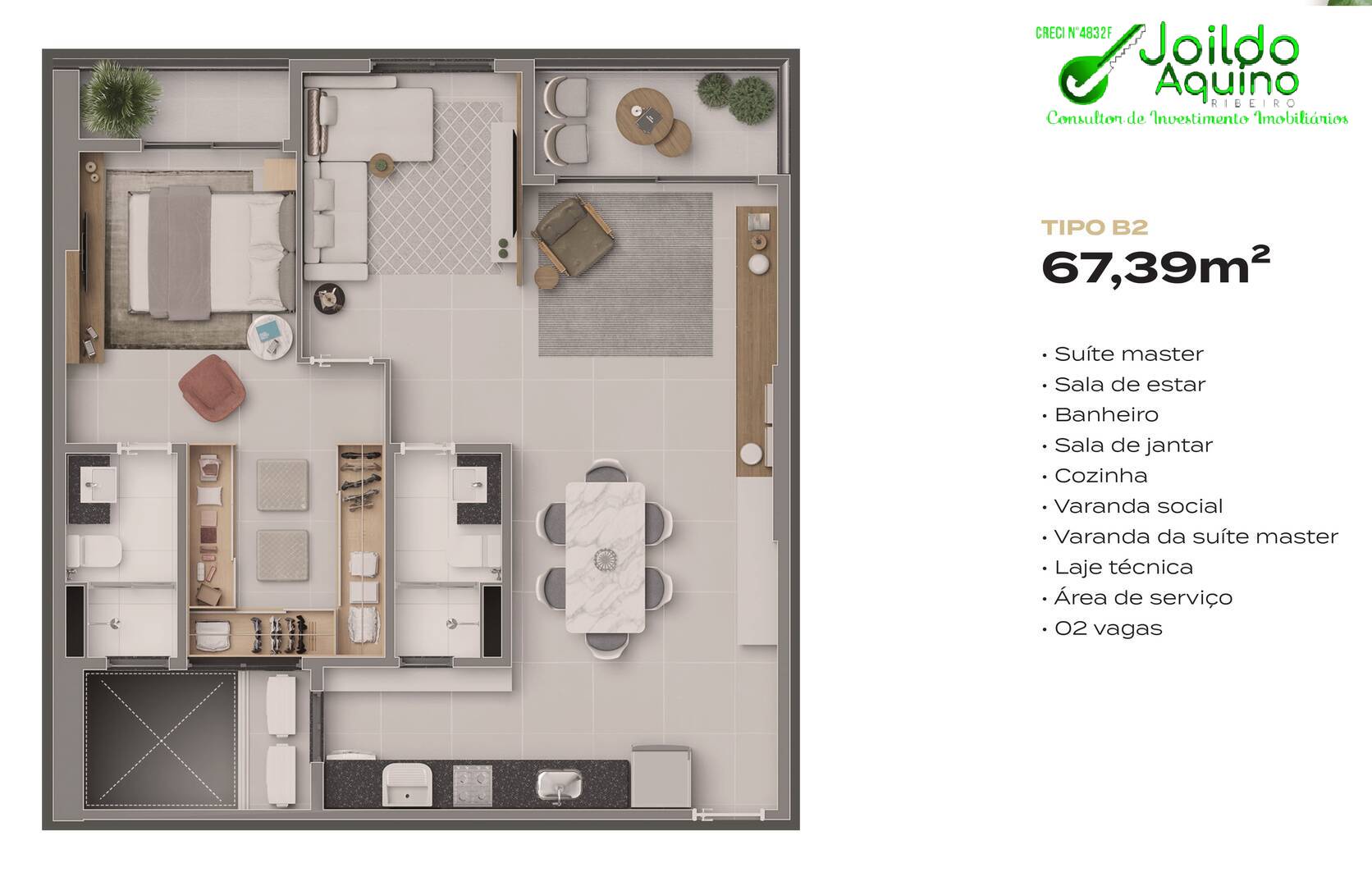 Apartamento à venda com 2 quartos, 67m² - Foto 49