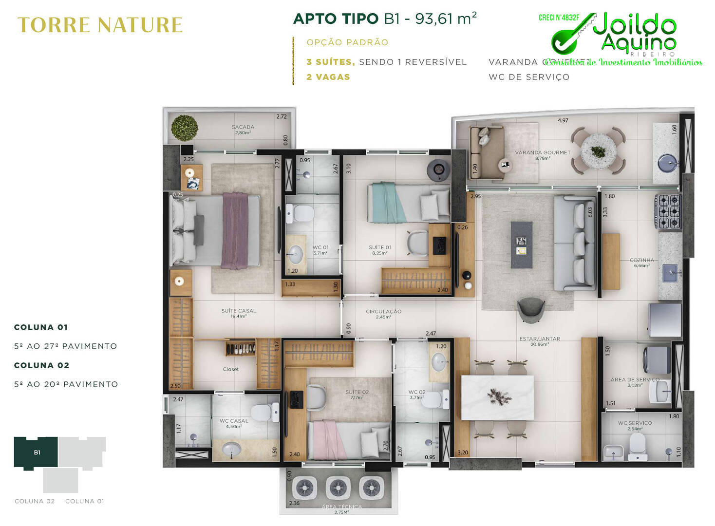 Apartamento à venda com 3 quartos, 96m² - Foto 28