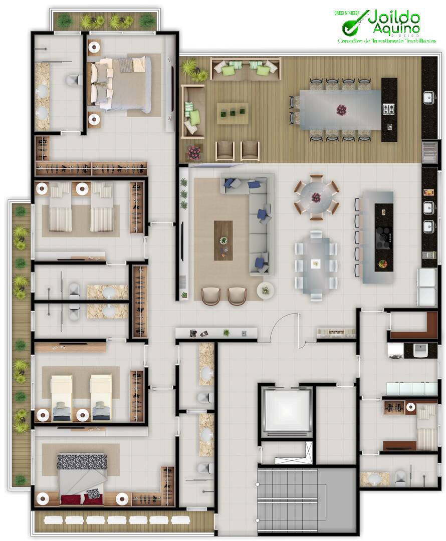 Apartamento, 4 quartos, 252 m² - Foto 20