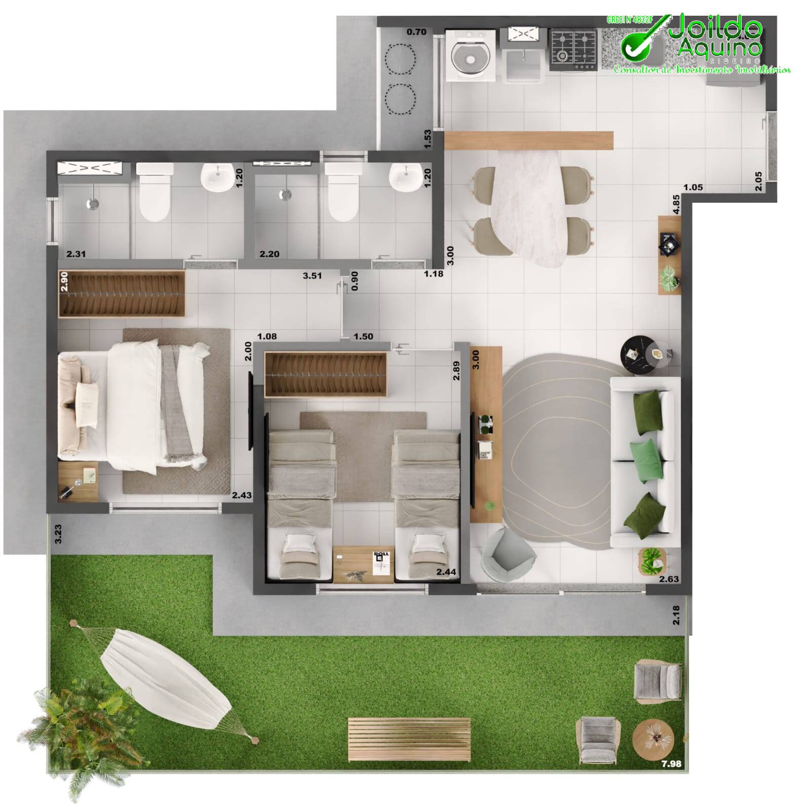 Apartamento, 2 quartos, 48 m² - Foto 10