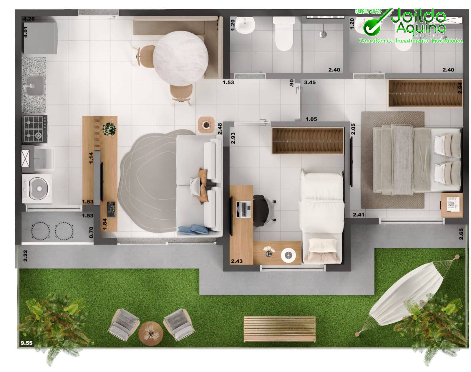 Apartamento, 2 quartos, 48 m² - Foto 9