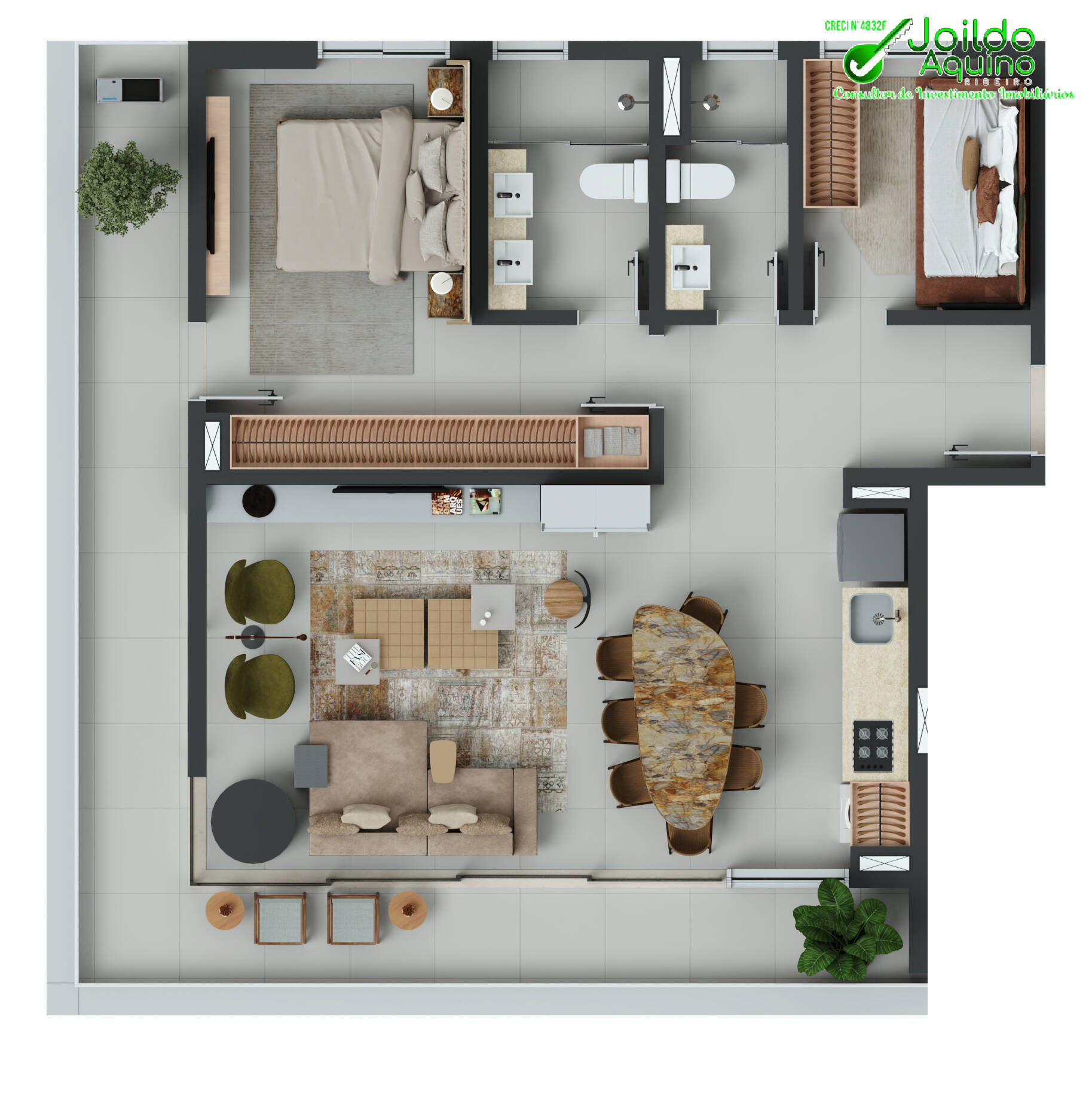 Apartamento, 2 quartos, 95 m² - Foto 16